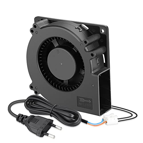 GDSTIME AC 220V Gebläse Lüfter 120 x 32mm EC 240V Turbinen Turbo 120mm Radialventilator Dual Kugellager Kühlung Ventilator 12032 Radial Lüfter für PC Computer BBQ Inflatables Kühlschrank von GDSTIME