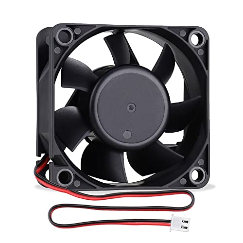 GDSTIME 60mm Gehäuselüfter 60mm Computer lüfter 24V 60 x 25mm PC Lüfter 4500 U/min schnelle Geschwindigkeit Bürstenloser Lüfter für Projektor Router TV Box Spielkonsole von GDSTIME