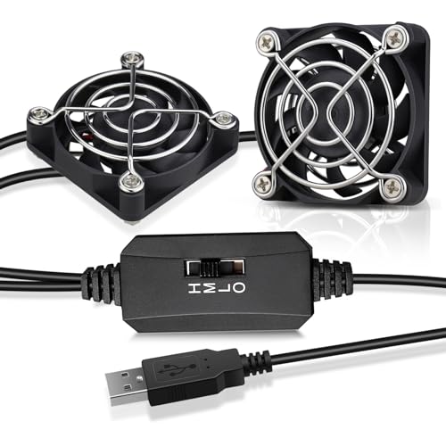 GDSTIME USB-Ventilator, 50 mm, 2 Stück, Luftbefeuchter, Aromatherapie, kleine Geräte, teil, 2.5 W, 5 V, 1.5 CFM, 24 dB, Metall, für Projektor, Laptop, Netzteil, DIY-Projekte GDSTIME USB-Ventilator, 50 mm, 2 Stück, Luftbefeuchter, Aromatherapie, kleine Geräte, teil, 2.5 W, 5 V, 1.5 CFM, 24 dB, Metall, für Projektor, Laptop, Netzteil, DIY-Projekte von GDSTIME