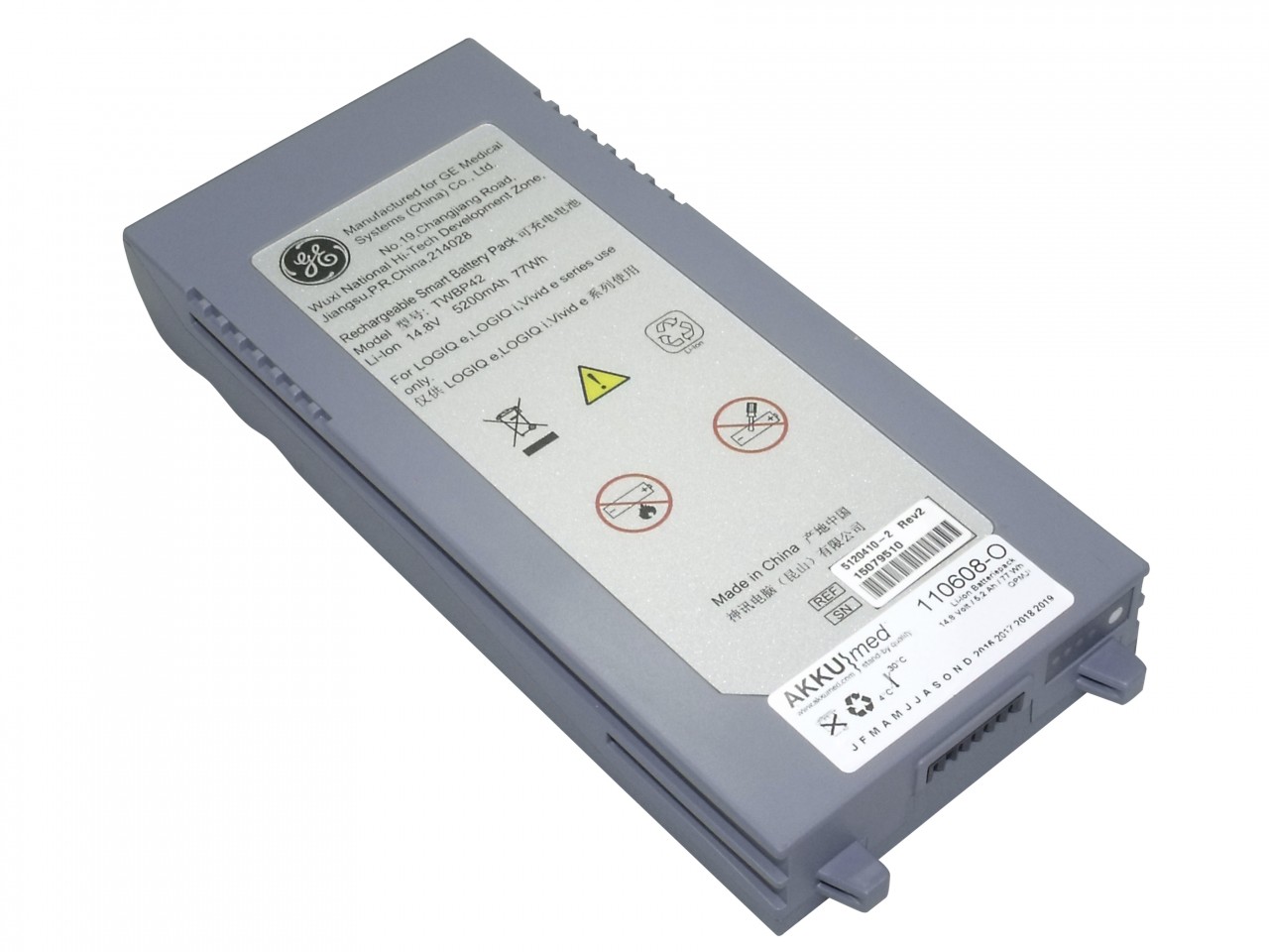 Original Li Ion Akku GE Healthcare Logiq E, Typ 5120410-2 Original Li Ion Akku GE Healthcare Logiq E, Typ 5120410-2 von GE Healthcare