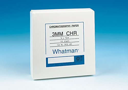 WHATMAN 036344 Papier 3 mm CHR, 200 x 200 mm, 100 Stück von GE Healthcare