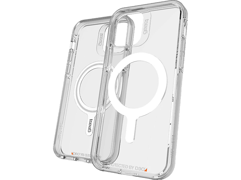 GEAR4 D3O Crystal Palace Snap, Backcover, Apple, iPhone 12/12 Pro, Transparent von GEAR4