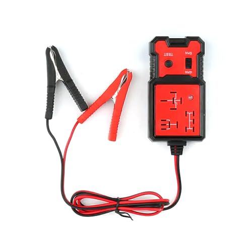 GEARMONSTER Auto Relais Tester 12V Autobatterie Checker Relais-Diagnosewerkzeug Autobatterietester Diagnosegerät Werkzeug mit Clips für Boot Motorrad GEARMONSTER Auto Relais Tester 12V Autobatterie Checker Relais-Diagnosewerkzeug Autobatterietester Diagnosegerät Werkzeug mit Clips für Boot Motorrad von GEARMONSTER
