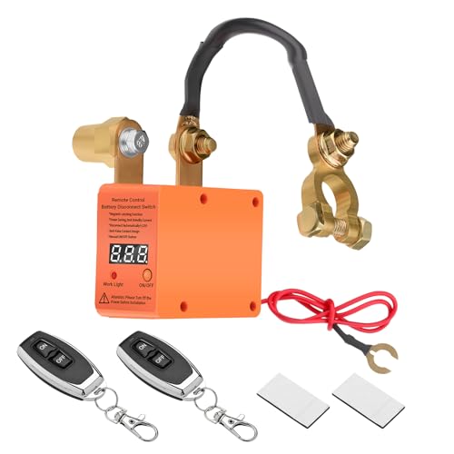 GEARMONSTER Smart Drahtloser Ferngesteuerter Auto Trennschalter, 12V/24V Batterie Trennschalter 240A Remote Batterietrennschalter mit LED-Spannungsanzeige Batterie Kill Switch für Auto, RV, Boot GEARMONSTER Smart Drahtloser Ferngesteuerter Auto Trennschalter, 12V/24V Batterie Trennschalter 240A Remote Batterietrennschalter mit LED-Spannungsanzeige Batterie Kill Switch für Auto, RV, Boot von GEARMONSTER