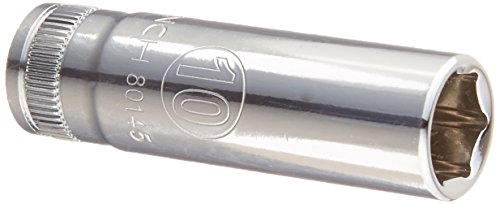 GEARWRENCH 80145 Stecknuss, 1/4-Zoll-Antrieb, 6 Stück, tiefer Stecknuss, 10 mm von GEARWRENCH
