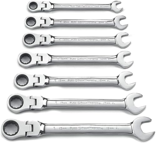 GearWrench 9900D Flexkopf Ringmaulratschenschlüssel Satz, 12 Punkte, 7 Teilig GearWrench 9900D Flexkopf Ringmaulratschenschlüssel Satz, 12 Punkte, 7 Teilig von GEARWRENCH