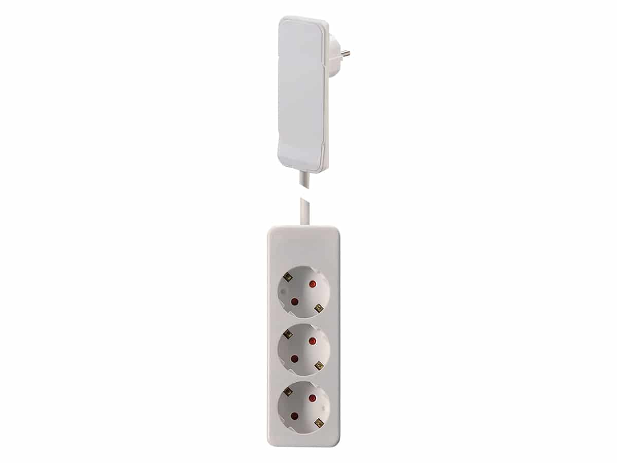 GEBRO Steckdosenleiste 104566, 3-fach, mit Flachstecker FlatPlug, weiß GEBRO Steckdosenleiste 104566, 3-fach, mit Flachstecker FlatPlug, weiß von GEBRO
