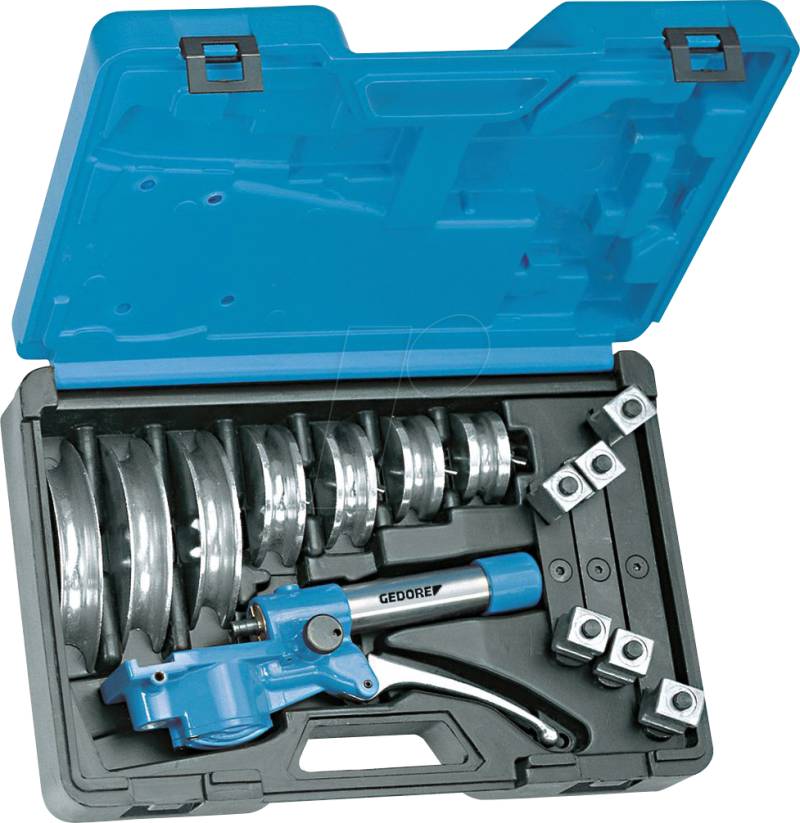 GEDO 245610 - Handrohrbieger-Satz, hydraulisch, 8-teilig von GEDORE WERKZEUG