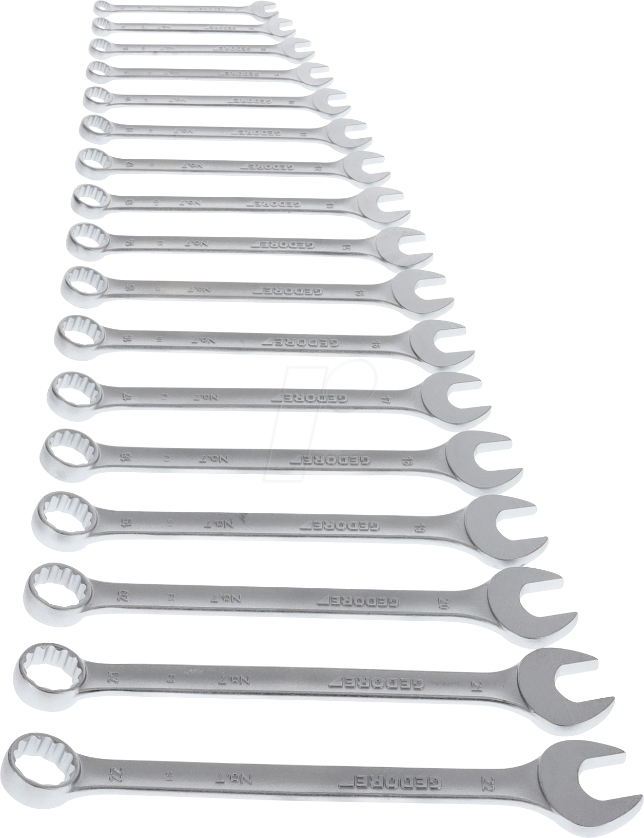 GEDO 7-017 - Ringmaulschlüssel-Satz, 17-teilig, 6 - 22 mm von GEDORE WERKZEUG