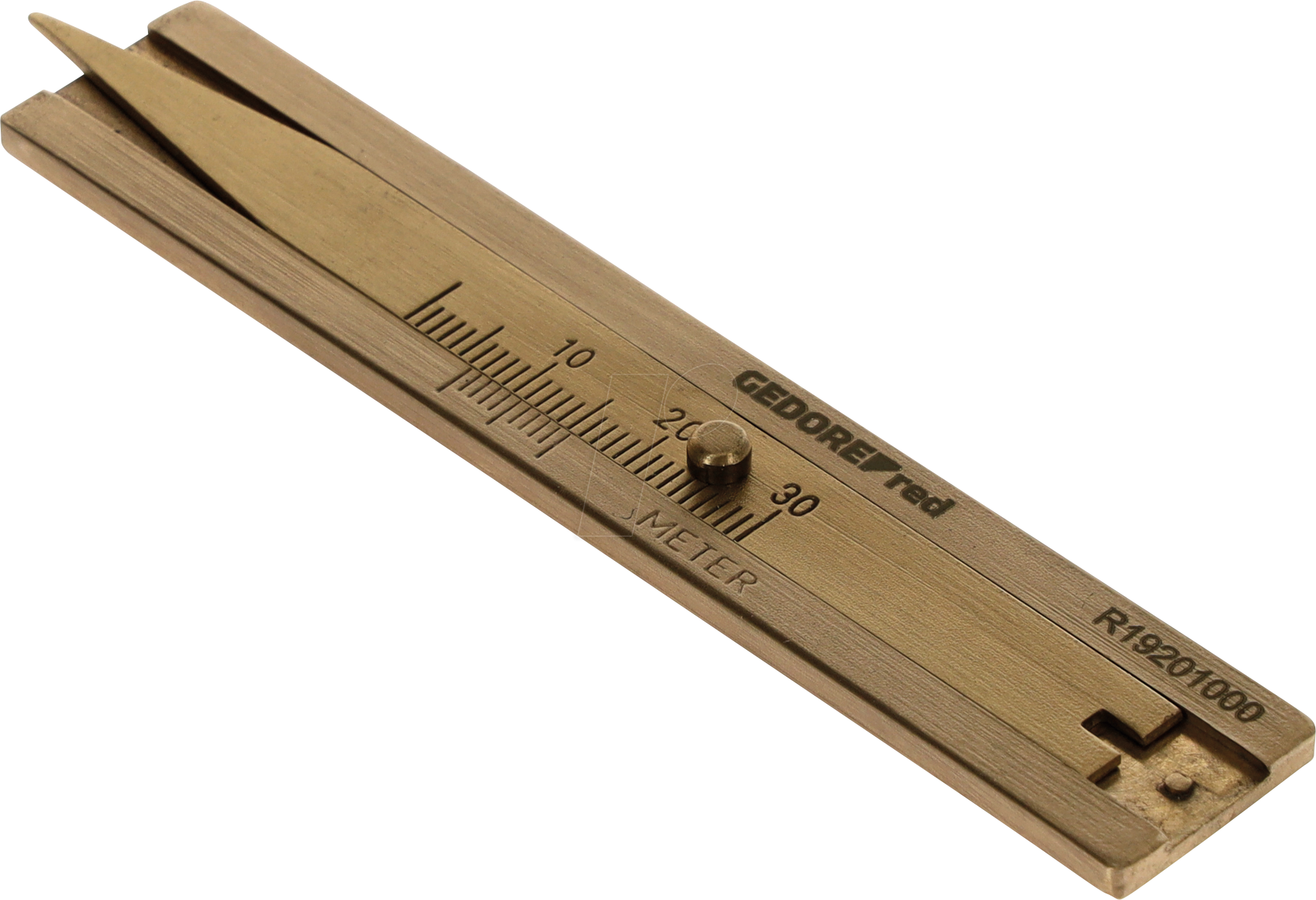 GEDO R19201000 - Reifenprofil-Tiefenmesser, Messing von GEDORE WERKZEUG
