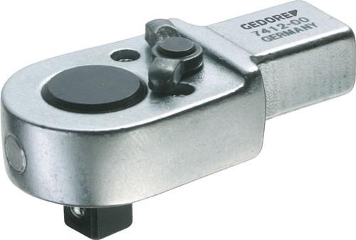 Gedore Einsteckumschaltknarre 7412-00 1/4 Zoll 9x12mm CV-Stahl GEDORE 7672710 von GEDORE