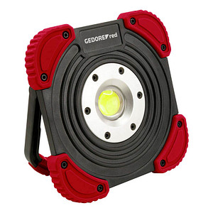 GEDOREred R95400145 Akku-LED-Baustrahler rot, schwarz von GEDOREred