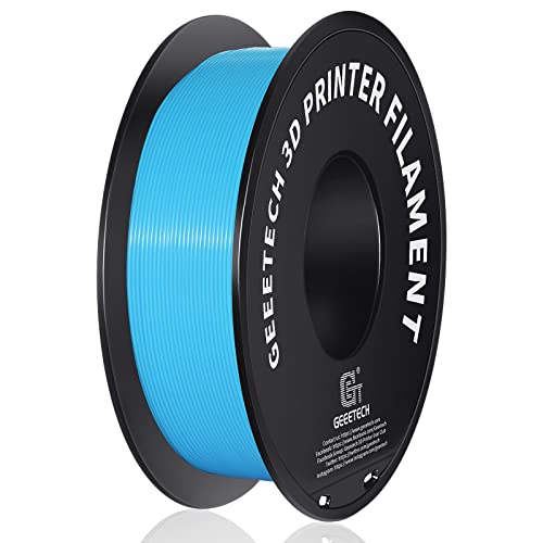 GEEETECH Filament PLA 1,75mm, für 3D Drucker PLA Filament 1 Spool, Wasser Blau 1kg von GEEETECH
