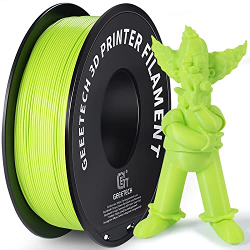 GEEETECH Filament PLA 1.75mm, 3D Drucker PLA Filament 1kg Spool (Apple Green) von GEEETECH