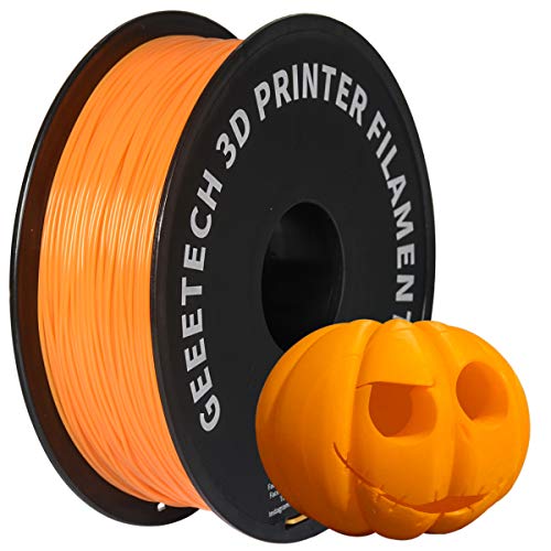 GEEETECH Filament PLA 1.75mm for 3D Drucker 1kg Spool, Orange von GEEETECH