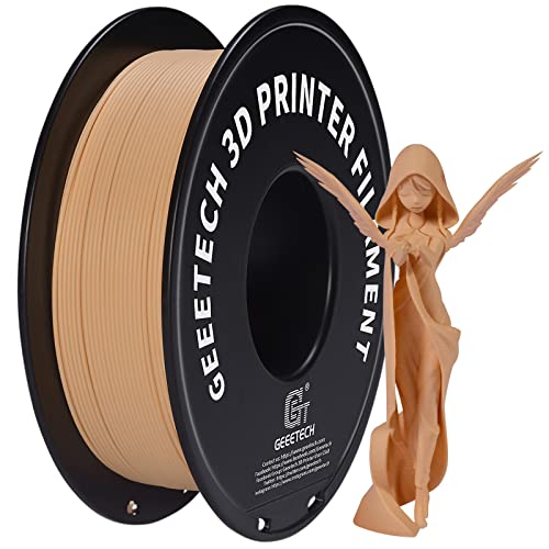 GEEETECH Matte PLA Filament, 3D-Drucker PLA Filament 1 kg Spule, Genauigkeit +/- 0,03 mm, Hautfarbe von GEEETECH