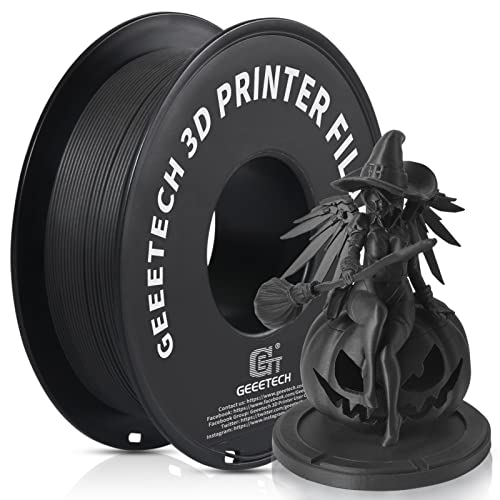 GEEETECH Matte PLA Filament, 3D-Drucker PLA Filament 1 kg Spule, Genauigkeit +/- 0,03 mm, Schwarz GEEETECH Matte PLA Filament, 3D-Drucker PLA Filament 1 kg Spule, Genauigkeit +/- 0,03 mm, Schwarz von GEEETECH