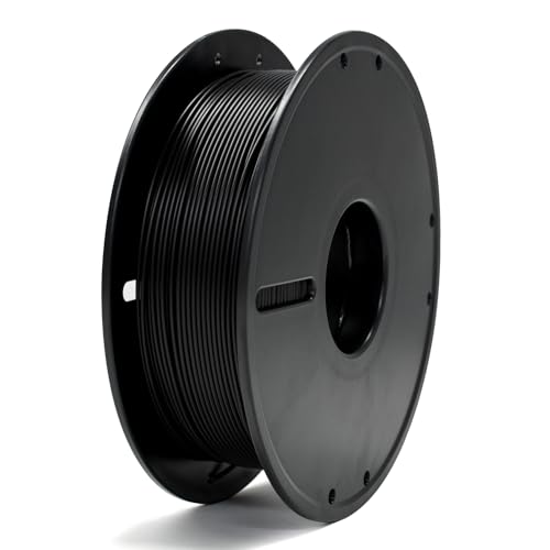 GEEETECH PLA Filament 1.75mm, PLA Schwarz, Filament PLA 0.5KG /Spool Für GEEETECH M1 3D Drucker von GEEETECH