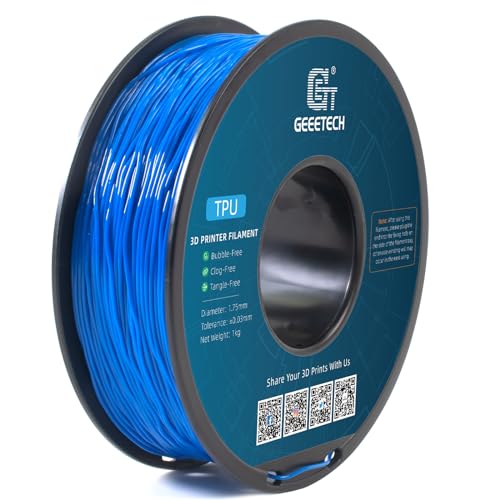 GEEETECH TPU filament 1,75mm Blau, Flexible 3D Drucker Filament 1kg 1 Spool GEEETECH TPU filament 1,75mm Blau, Flexible 3D Drucker Filament 1kg 1 Spool von GEEETECH