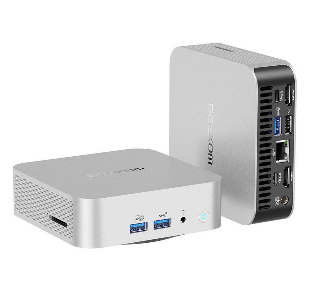 GEEKOM A8 AI AMD Ryzen 9 8945HS 8 Kerne Max. 5,2GHz Mini-PC (AMD, 32GB DDR5 RAM 2TB SSD) von GEEKOM