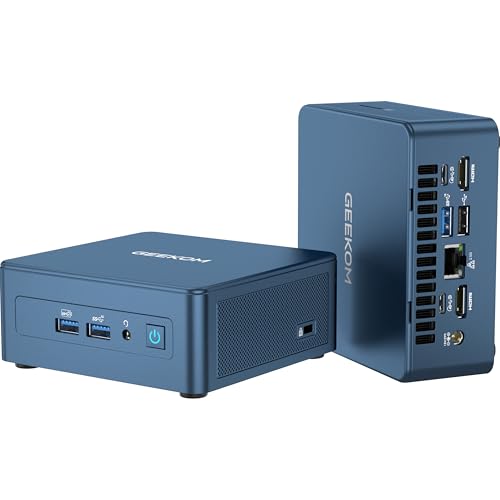 GEEKOM Mini IT12 Mini PC mit 12. Gen i9-12900HK(14 Kerne, 20 Threads, bis zu 5,0 GHz) 32 GB DDR4 1TB SSD Micro Desktop Computer | Windows 11 Pro | 8K, Quad Display | USB4*2, für Business/Home von GEEKOM