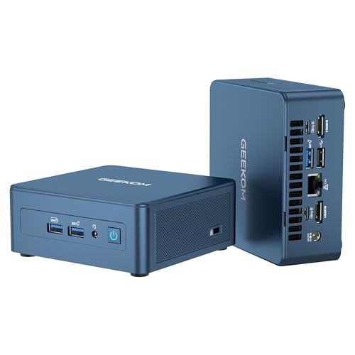 GEEKOM NUC Mini PC Mini IT13, 13. Gen Intel i7-13620H (10 Kerne, 16 Threads, bis zu 4,9 GHz) Mini Computer, 32GB&1TB Windows 11 Pro, Mini Desktop PC von GEEKOM