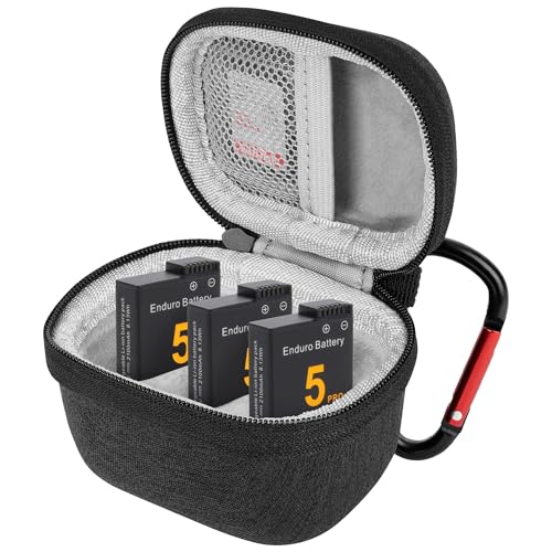 GEEKRIA Mini-Aufbewahrungstasche, kompatibel mit GoPro Hero 13, 12, 11, 10, 9, 8 und DJI Osmo Action 5 Pro, 4, 3 Akku, tragbar, einfach zu transportieren, Reisezubehör, Grau, grau GEEKRIA Mini-Aufbewahrungstasche, kompatibel mit GoPro Hero 13, 12, 11, 10, 9, 8 und DJI Osmo Action 5 Pro, 4, 3 Akku, tragbar, einfach zu transportieren, Reisezubehör, Grau, grau von GEEKRIA