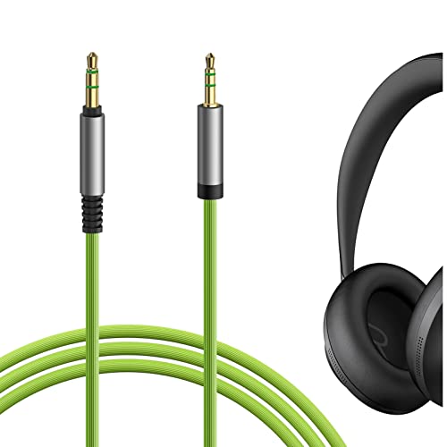 Geekria QuickFit Audio Kabel Kompatibel mit Bose 700 ANC, NC 700, QC 45, QuietComfort 35 II, QC 35, QC 25 Kopfhörer, 2,5 mm auf 3,5 mmErsatz-Stereokabel für Kopfhörer (1.2m) von GEEKRIA