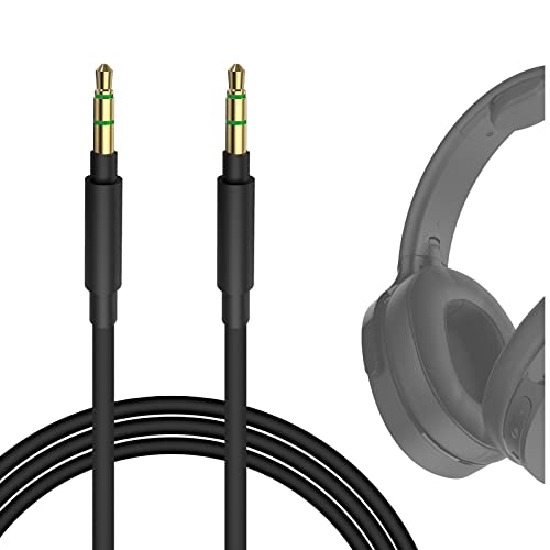 GEEKRIA QuickFit Audio Kabel Kompatibel mit Skullcandy Hesh 3, Hesh 2, Crusher Wireless, Venue, Grind, Crusher Evo, Cassette, Mix Master Kopfhörer, 3.5mm Ersatz-Stereokabel für Kopfhörer (1.2 m) von GEEKRIA