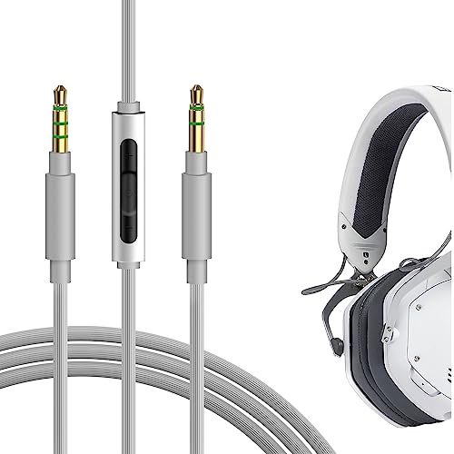 GEEKRIA QuickFit Audio Kabel Kompatibel mit V-MODA Crossfade 2, LP, LP2, M-200, M-100, M-80, V-80 Kopfhörer, 3.5mm AUX Ersatz-Stereokabel für Kopfhörer mit Inline-Mikrofon und Lautstärkeregler (1.2m) GEEKRIA QuickFit Audio Kabel Kompatibel mit V-MODA Crossfade 2, LP, LP2, M-200, M-100, M-80, V-80 Kopfhörer, 3.5mm AUX Ersatz-Stereokabel für Kopfhörer mit Inline-Mikrofon und Lautstärkeregler (1.2m) von GEEKRIA