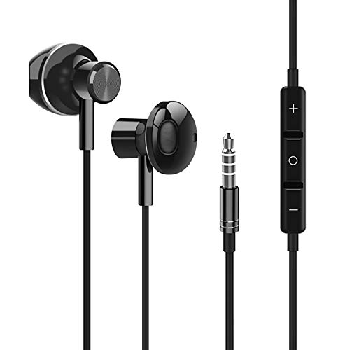 Geekria 3,5 mm Gaming-Kopfhörer, kompatibel mit Google Stadia, Xbox One, Luna, PS4, Handys, PC, Laptop, In-Ear-Kopfhörer, kabelgebundener Stereo-Bass, In-Ear, mit Mikrofon und Lautstärkeregler, von GEEKRIA
