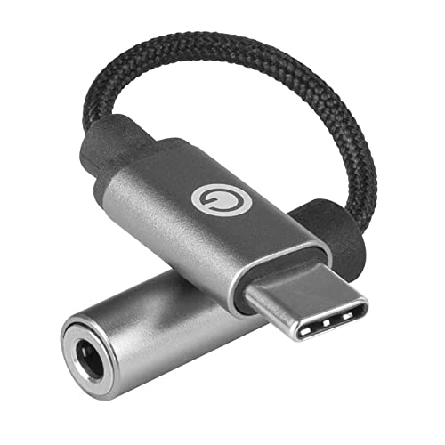 Geekria Apollo Premium Typ C auf AUX, der U89 zu Audio-Adapter, USB-c an 3,5 mm Buchse Kopfhörer Jack Adapter,cdla Conversion Kordel, kompatibel mit Samsung S2,Moto Z2,Google Pixel 2/2 x l,MacPro Air von GEEKRIA