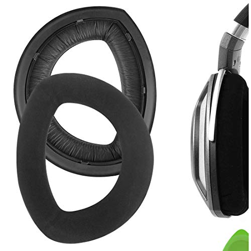 Geekria Comfort Micro Suede Ersatz Ohrpolster für Sennheiser HD700 Kopfhörer Ohrpolster Headset Ohrpolster Reparaturteile (Schwarz) von GEEKRIA