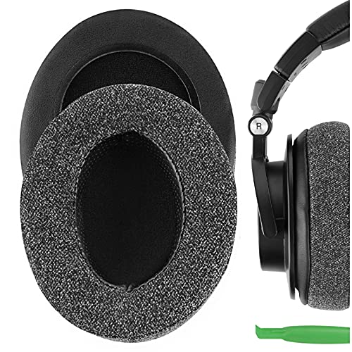 Geekria Ersatz-Ohrpolster mit Memory Foam und schwarzem Samt für Audio-Technica ATH-M50X, ATH-M10, ATH-M20X, ATH-M30X, ATH-M40X, ATH-ANC9 Kopfhörer von GEEKRIA