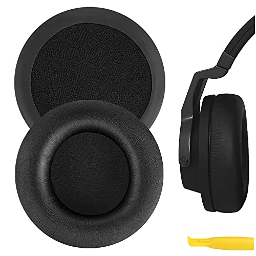 Geekria Ohrpolster für Kopfhörer AKG K540, K545, Ohrpolster/Ohrpolsterung/Ohrmuscheln/Ohrpolster Reparaturteile Black-Upper Protein Leather von GEEKRIA