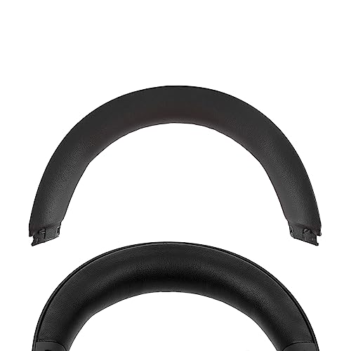 Geekria Protein Leder Stirnband Pad Kompatibel mit Microsoft Xbox Wireless, Kopfhörer Ersatzband, Headset Kopfkissen Abdeckung Reparaturteil (Schwarz) von GEEKRIA