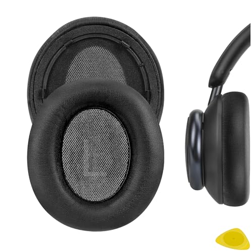 Geekria QuickFit Ersatz-Ohrpolster für Anker Soundcore Life Q45 Kopfhörer, Ohrpolster, Headset-Ohrpolster, Ohrmuscheln, Reparaturteile (schwarz) von GEEKRIA