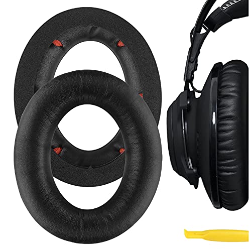 Geekria QuickFit Ersatz-Ohrpolster für HyperX Cloud Revolver/Revolver S Gaming-Kopfhörer, Ohrpolster, Reparaturteile (schwarz) von GEEKRIA