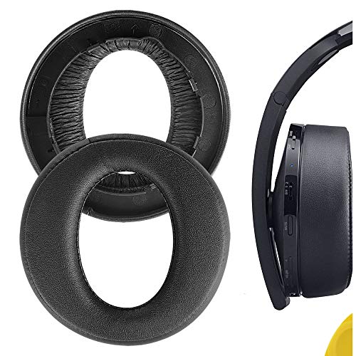 Geekria QuickFit-Ohrpolster, Ersatz für Sony Playstation Platinum Wireless Headset, PS4 Platinum Wireless Kopfhörer, Ohrpolster, Headset-Ohrpolster, Ohrmuschel-Abdeckung, Reparaturteile (schwarz) von GEEKRIA