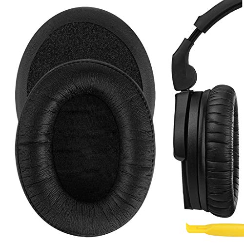 Geekria QuickFit Protein Leather Ersatz-Ohrpolster für Kopfhörer for HD280 HD280-Pro HD281 HMD280 HMD281 Ear Pad, Ohrpolster, Earpads Repalcemen (Schwarz) von GEEKRIA