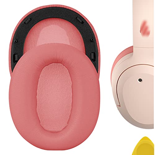 Geekria QuickFit Protein Leder Ersatz Ohrpolster für Edifier W820NB Kopfhörer Ohrpolster Headset Ohrpolster Ohrmuscheln Reparaturteile (Rot) von GEEKRIA