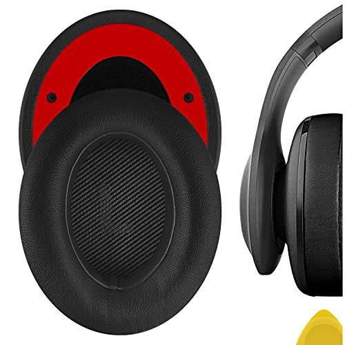 Geekria QuickFit Protein-Leder-Ersatz-Ohrpolster für JBL Everest 700, V700BT Kopfhörer, Ohrpolster, Reparaturteile (schwarz) von GEEKRIA