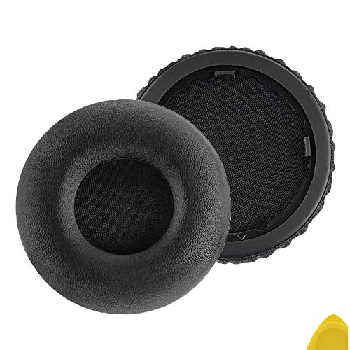 Geekria QuickFit Protein-Leder-Ohrpolster für Wireless (Solo Bluetooth) Kopfhörer, Ersatz-Ohrpolster, Ohrmuscheln, Ohrpolster, Reparaturteile (schwarz) von GEEKRIA