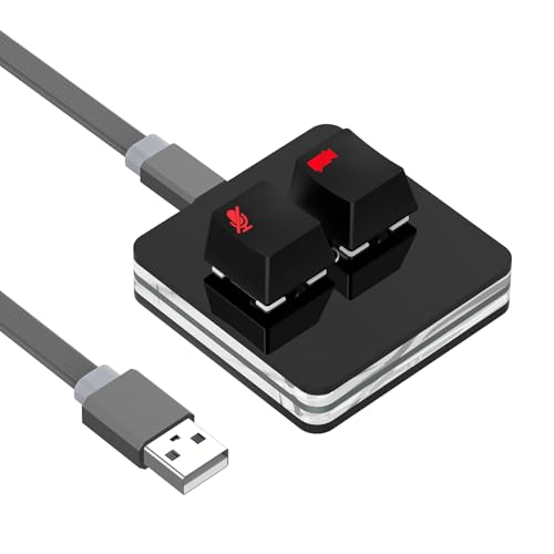 Geekria RGB Meeting-Stummschaltungs-Controller,kompatibel mit der Windows Zoom-App,Mikrofon-Audio stummschalten/Stummschaltung aufheben,Video stoppen/starten,mechanische Tasten für Online-Konferenzen Geekria RGB Meeting-Stummschaltungs-Controller,kompatibel mit der Windows Zoom-App,Mikrofon-Audio stummschalten/Stummschaltung aufheben,Video stoppen/starten,mechanische Tasten für Online-Konferenzen von GEEKRIA