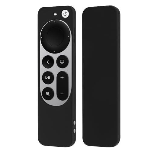 Geekria Schutzhülle kompatibel mit 2022 TV 4K 3. Generation Fernbedienung – leicht, rutschfest, stoßfest, Silikonhülle für 2021 TV 4K Siri 2. Generation Fernbedienung mit Umhängeband von GEEKRIA