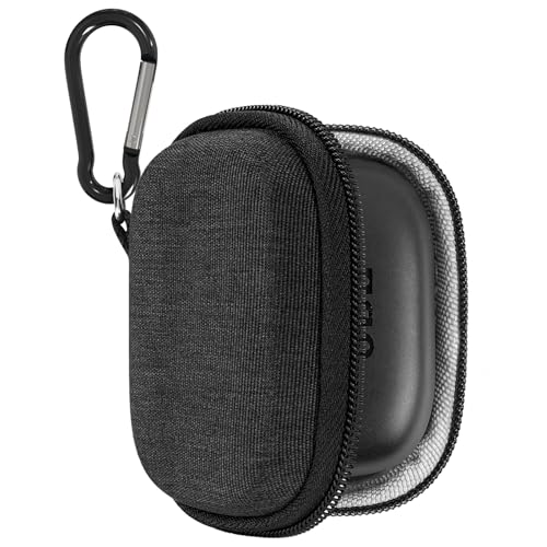 Geekria Shield Earbuds Case Compatible with JBL TUNE BEAM, TOUR PRO 2 True Wireless Earbud, Replacement Hard Shell Travel Carrying Bag with Carabiner Clip (Dark Grey) von GEEKRIA