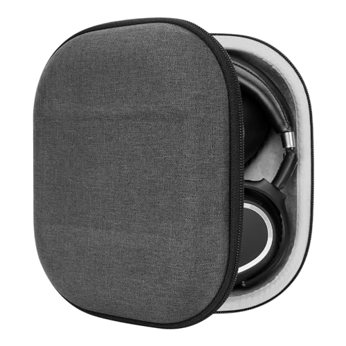 Geekria Shield Kopfhörer-Hülle, kompatibel mit Plantronics HW520, BackBeat FIT505, BackBeat FIT500 Hülle, Ersatz-Reise-Tragetasche mit Kabelaufbewahrung (Grau) von GEEKRIA