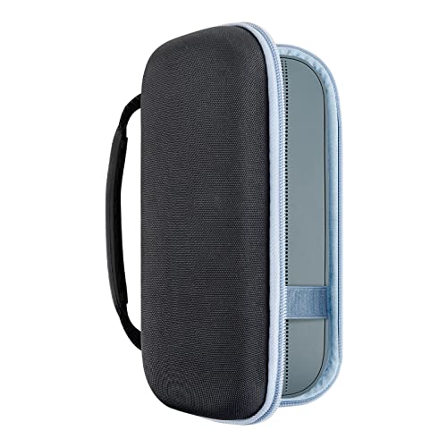 Geekria Shield-Lautsprecherhülle, kompatibel mit tragbarer Bose SoundLink Flex Bluetooth-Lautsprecherhülle, Ersatz-Hartschalen-Reisetragetasche mit Kabelaufbewahrung (Blau) von GEEKRIA