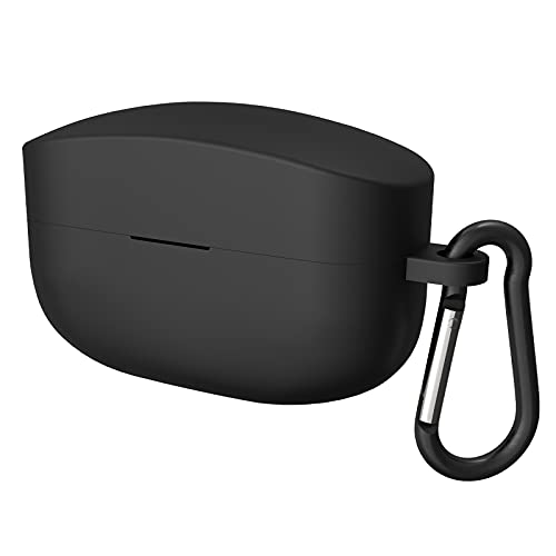 Geekria Silikon-Schutzhülle kompatibel mit Sony WF-1000XM4 Wireless Kopfhörer Schutzhülle Ladegerät Tragetasche, Wireless Kopfhörer Skin Cover mit Schlüsselanhänger Haken, Ladeanschluss zugänglich von GEEKRIA