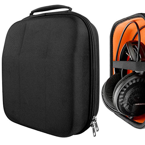 Geekria Tasche Kopfhörer für Audio Technica ATH AD700, AD700X, AD500X, AD900X, AD1000X, A1000Z, W1000X, A990z, R70X and More, Hard Tragetasche von GEEKRIA